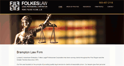 Desktop Screenshot of folkeslaw.com
